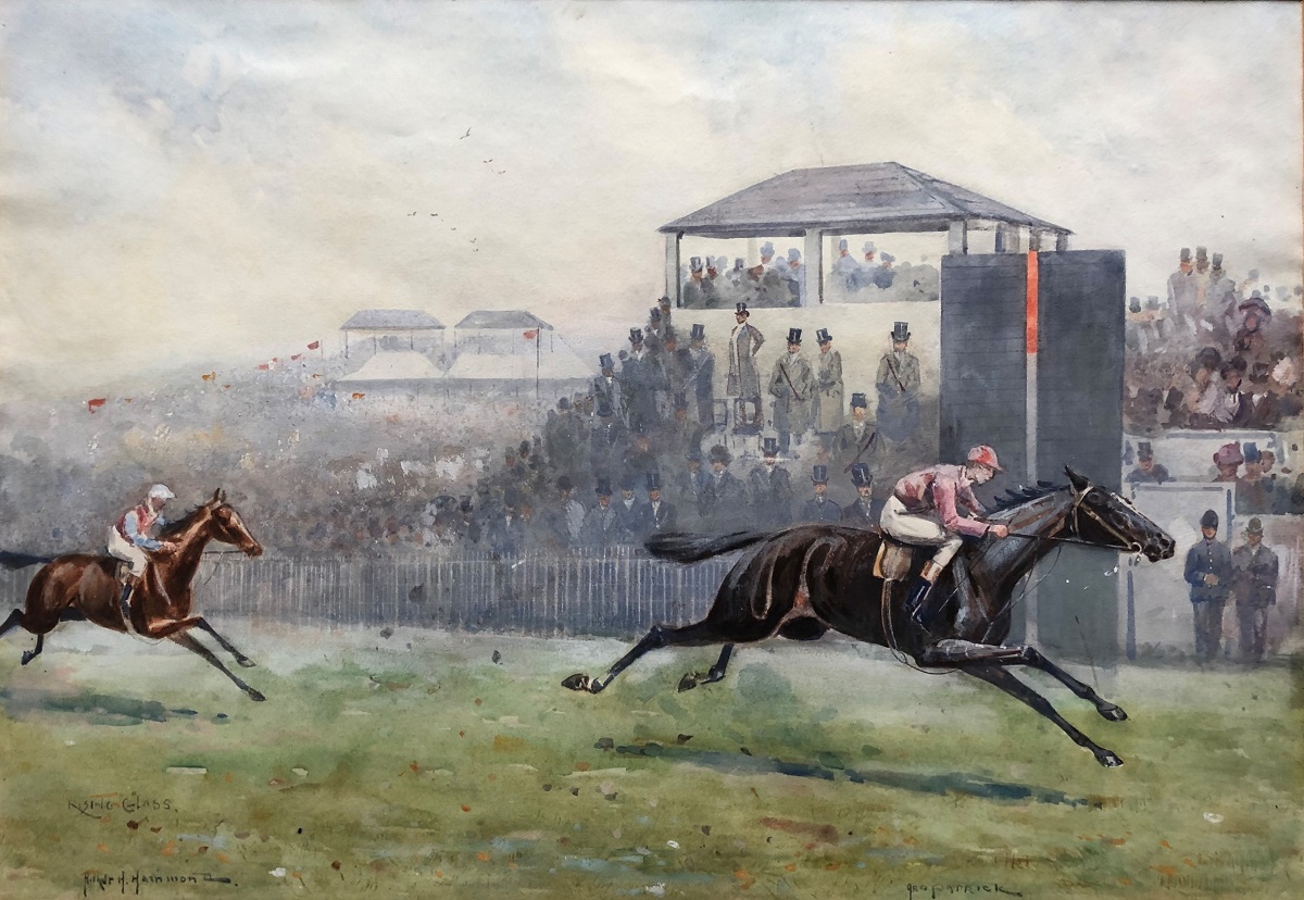 The Finish of the Derby 1902